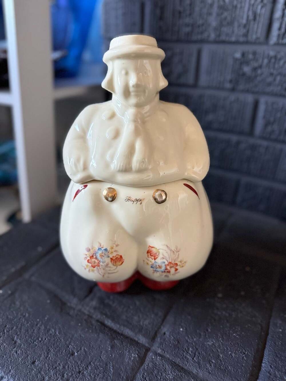 Shawnee Happy Figural Cookie Jar Vintage